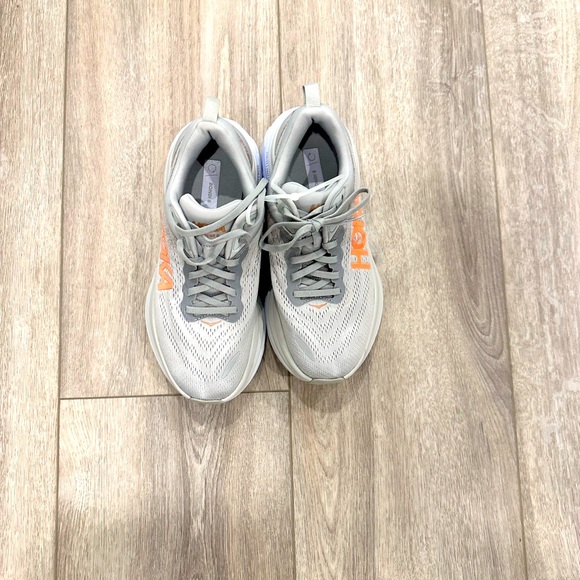 HOKA Women's Bondi 8 Harbor Mist/Lunar Rock, Size 7.5 - Picture 4 of 9